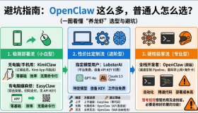 避坑指南：OpenClaw 这么多，普通人怎么选？